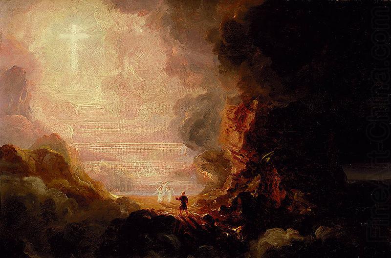 The Pilgrim of the Cross at the End of His Journey, Thomas Cole